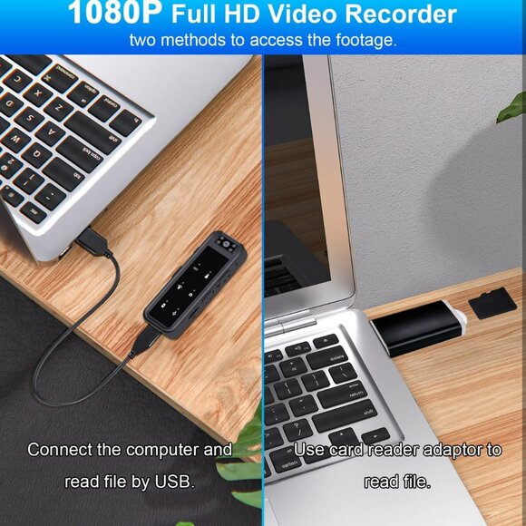 NEW 1080P 128GB Mini Video Camera with Audio & Video Recording, IR Night Vision - Picture 6 of 6